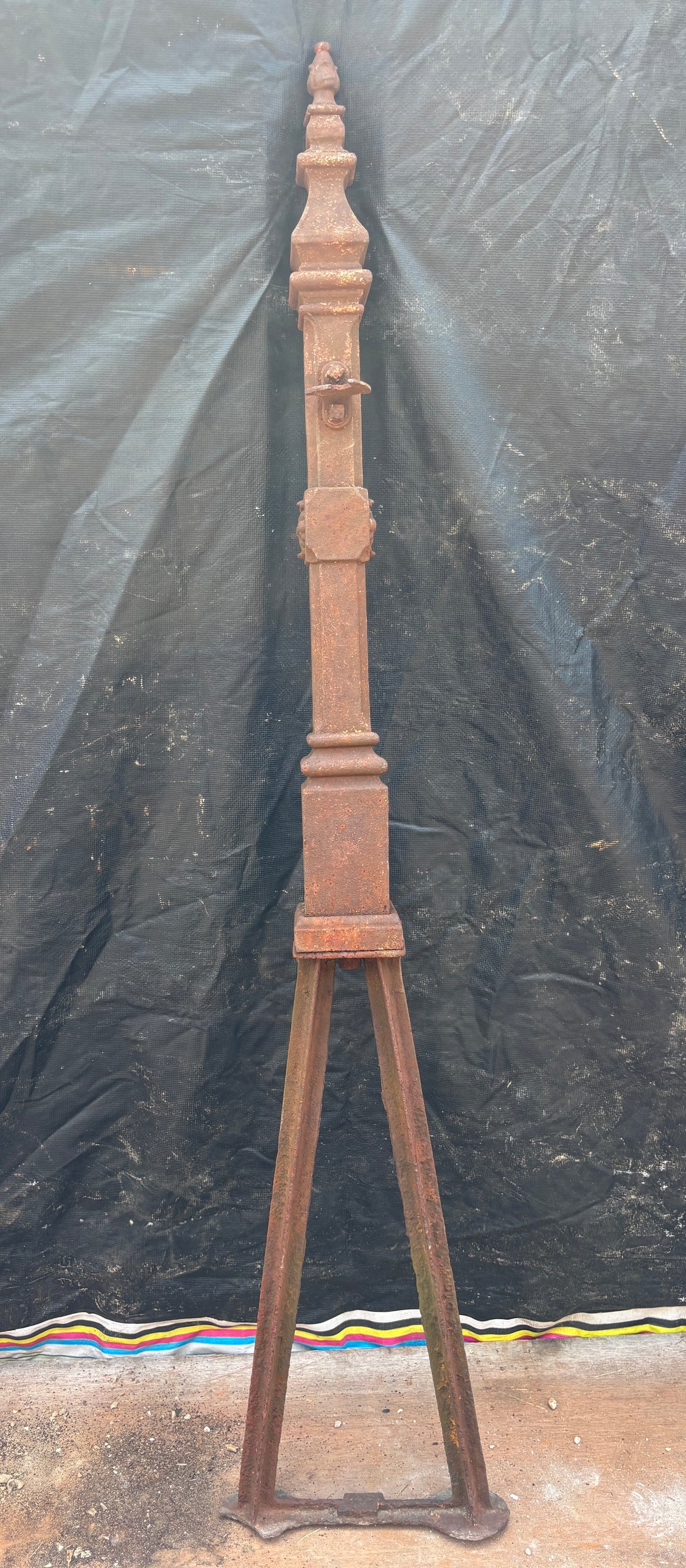 Cast Iron Newel Post GA21569