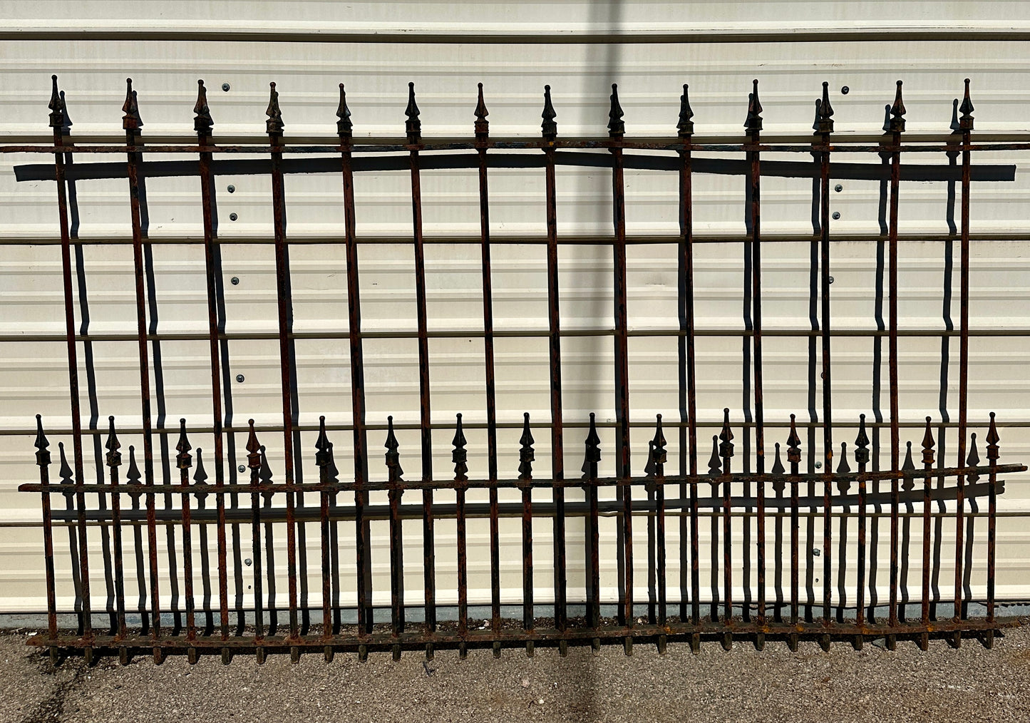 61 Feet of Antique Wrought Iron Fencing GA20787