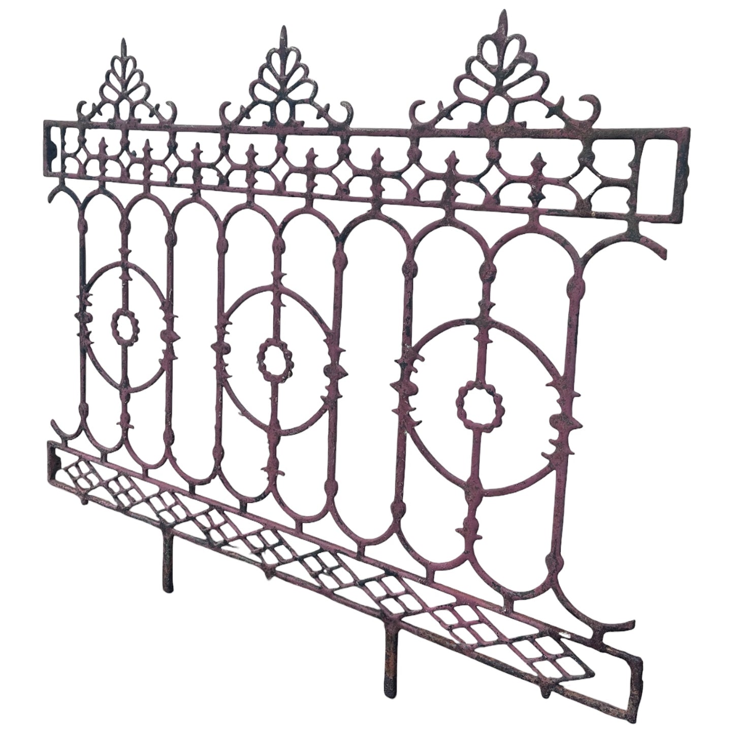 37 Ft of Antique Iron Fencing GA21039