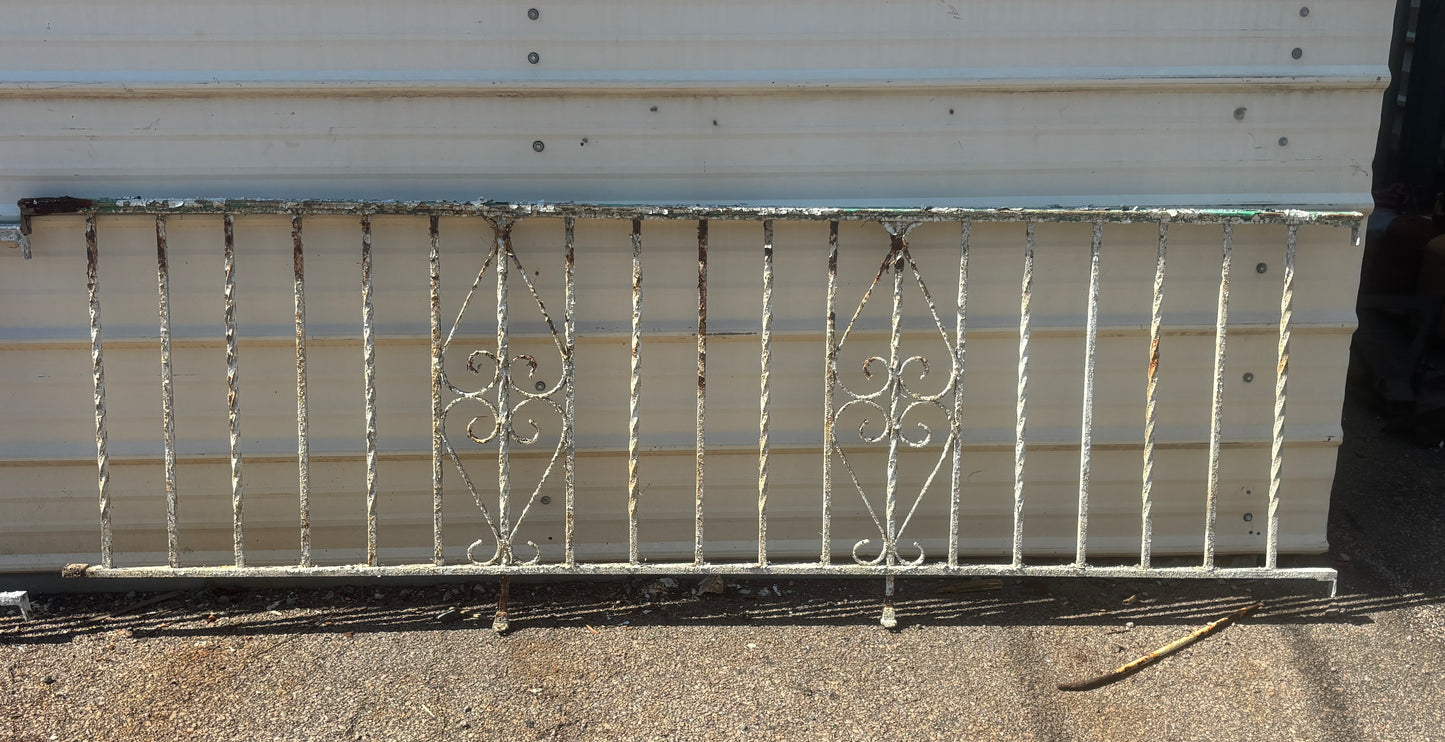 39 Feet of Iron Fence Panels GA21339