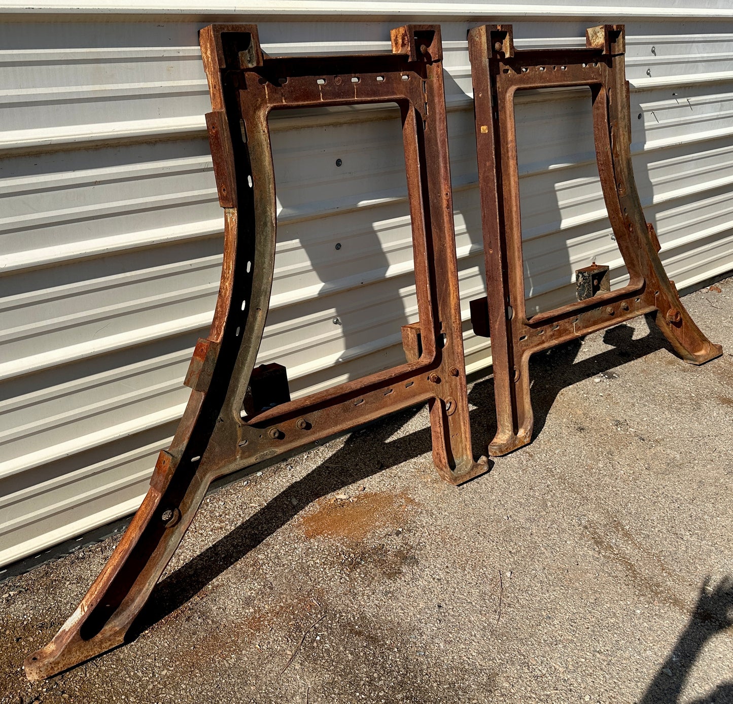 Pair of Antique Industrial Cast Iron Machine Legs GA20963