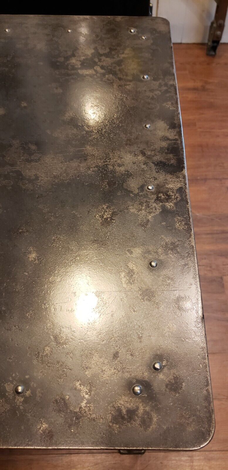 Late 1800's Pair of Shop Made Riveted Machinist Cabinets