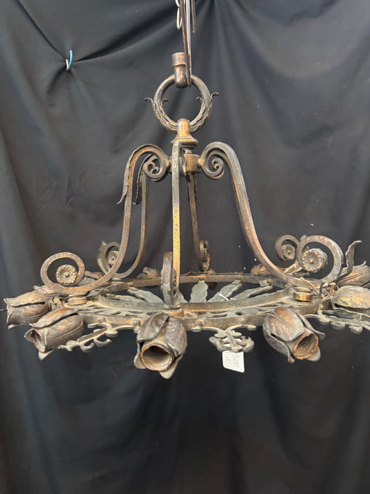 1900s Bronze Chandelier GA21154