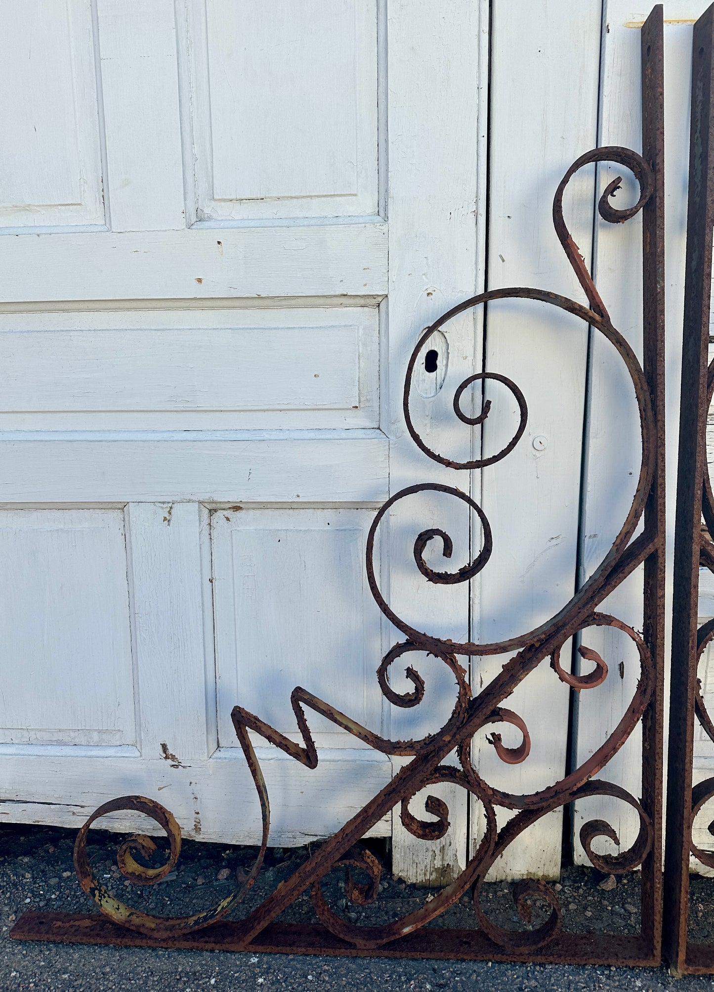 Pair of Hand-Wrought Steel Mezzanine Brackets GA20514