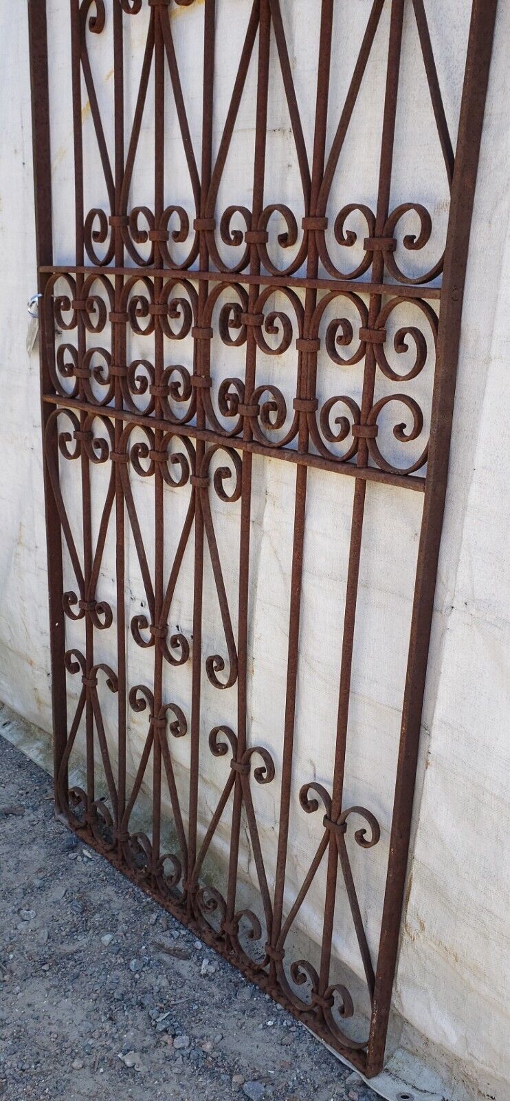 Antique Wrought Iron Gate 72 3/4" Tall x 34 1/2" Wide GA9409