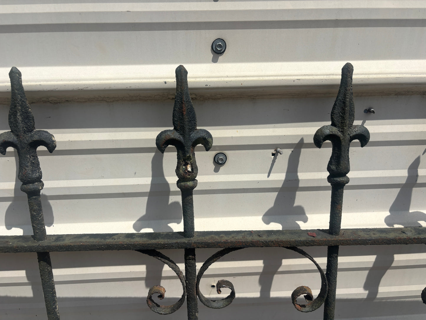 7 Foot Iron Fence Panel GA21316