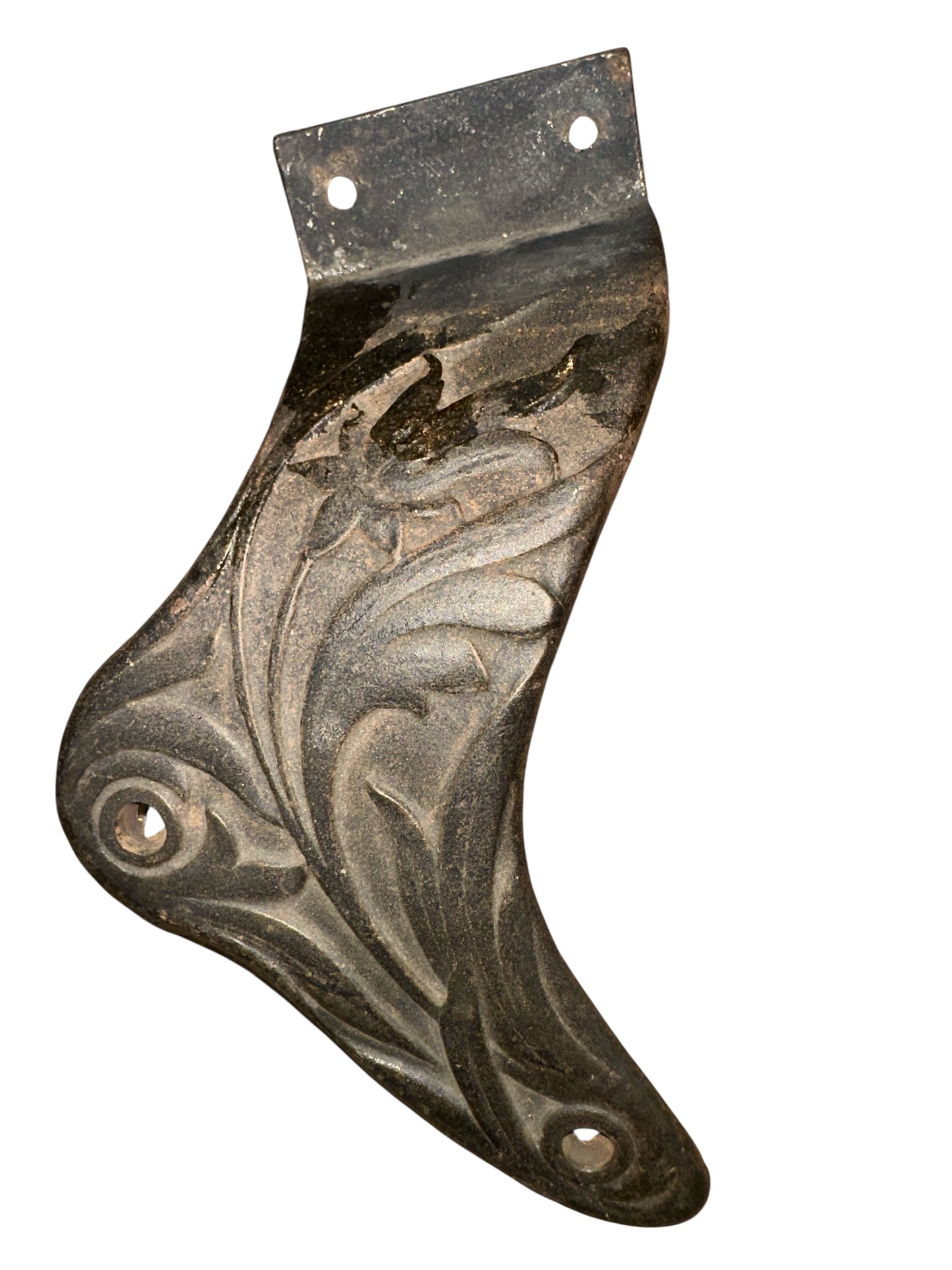 Victorian Cast Iron Handrail Brackets - 2 Left-Side, 4 Right-Side - GA20718