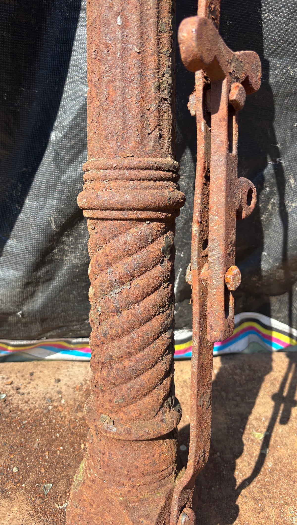 Cast Iron Newel Post GA21626