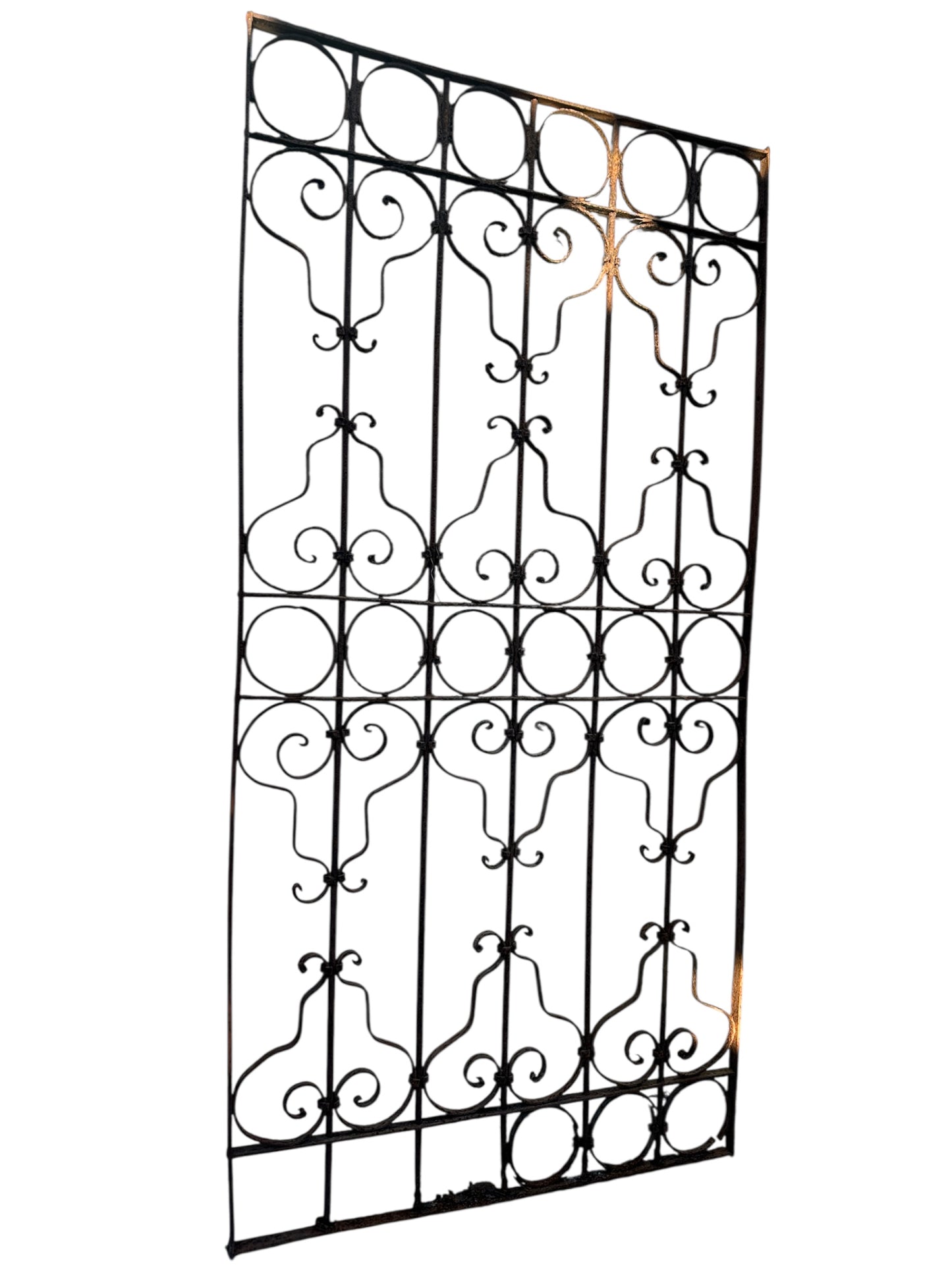 Antique Wrought Iron 75"+ Tall Gate GA20680