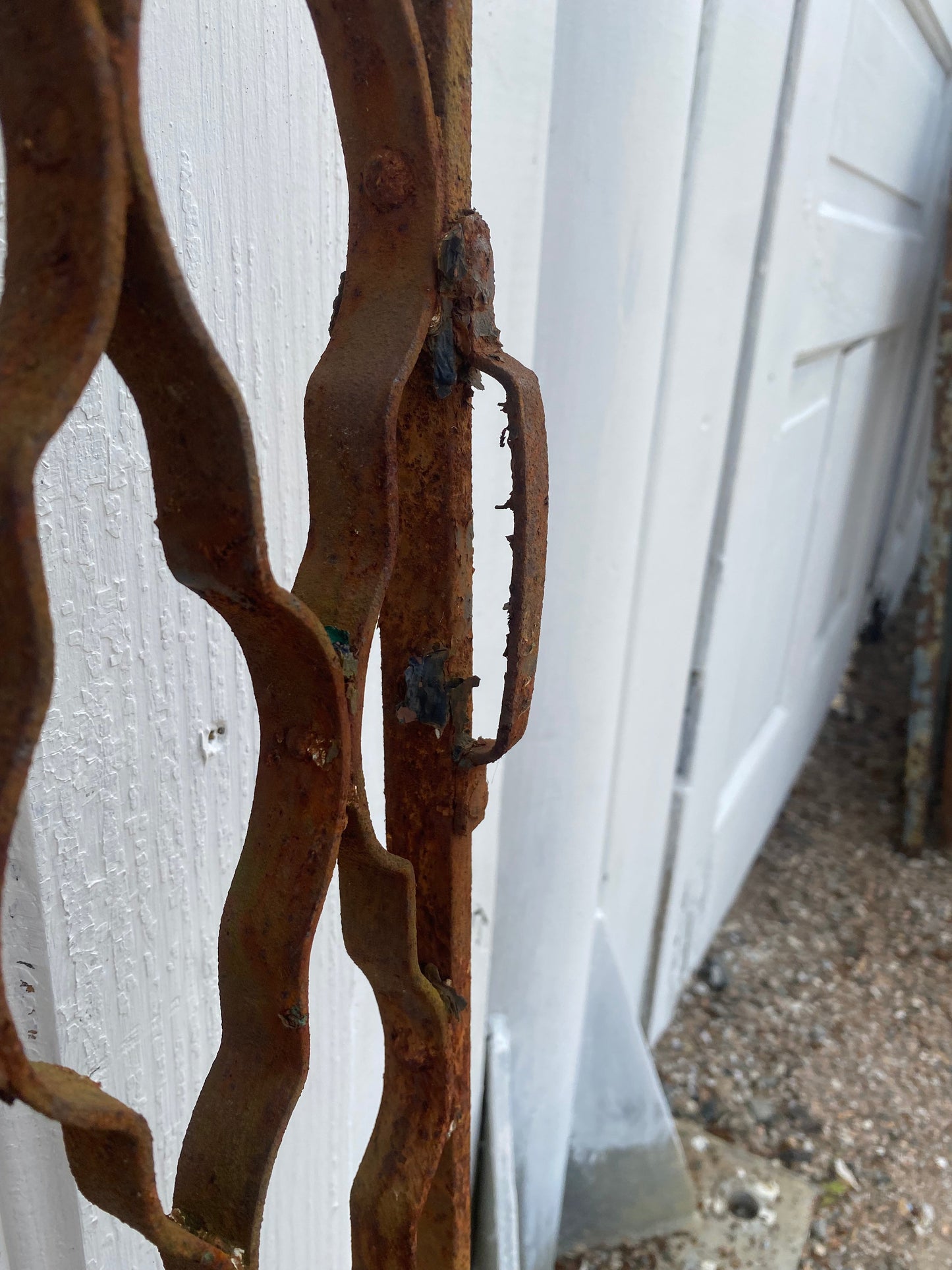 Antique Iron Gate GS20215 - 33 1/2" wide x 41 1/4" tall