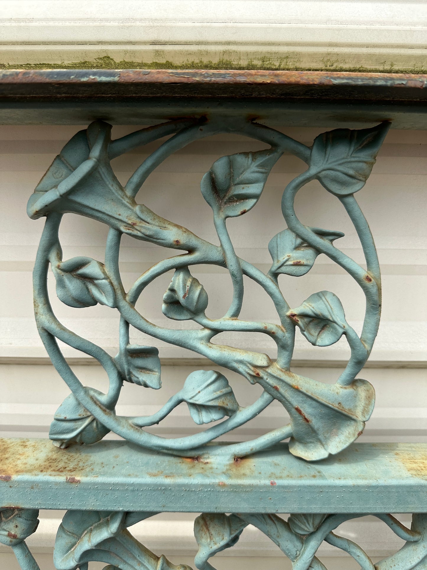 Green Patina Wrought Iron Overhead Panel GA20340