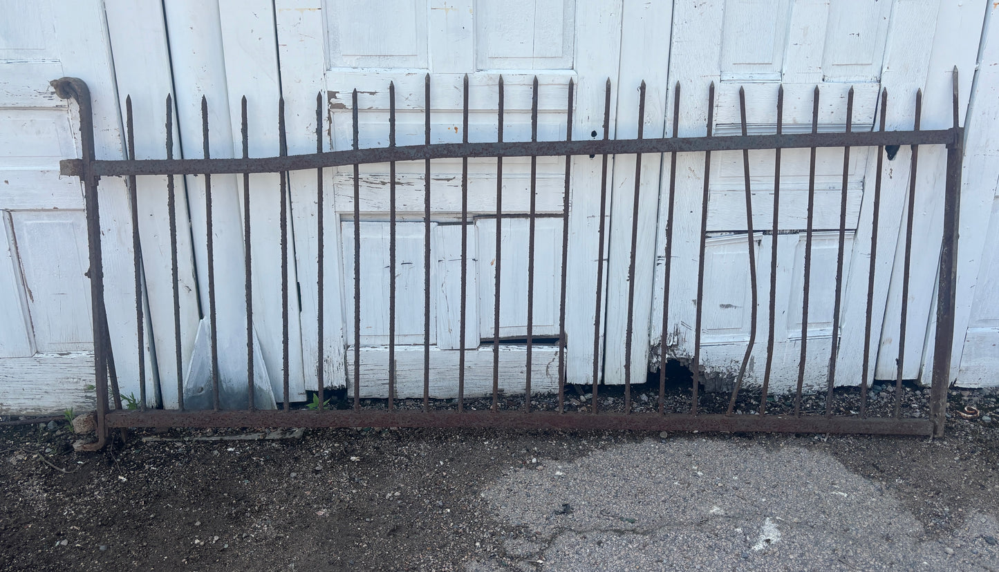 8 Foot Iron Fence Panel GA21306