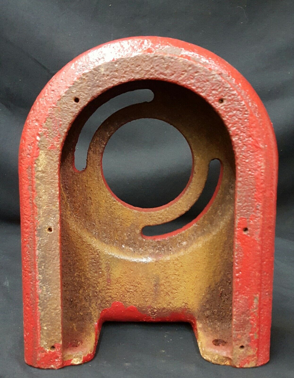 Vintage & Restored Cast Iron Air Pump Meter Top Base