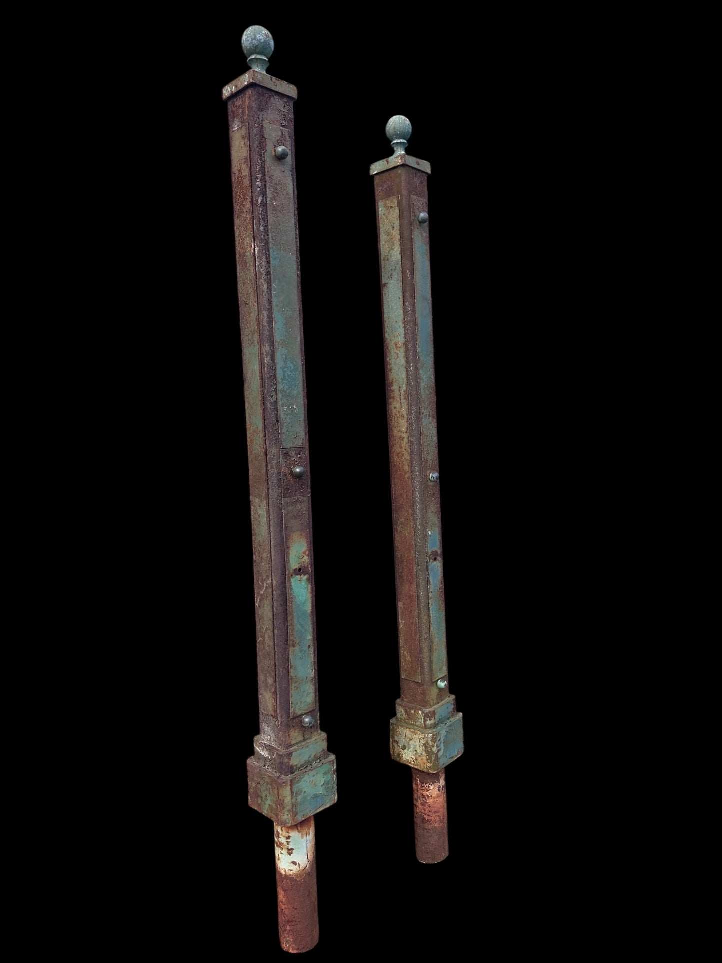 Vintage Cast Iron Posts - 2 Available - GA21053