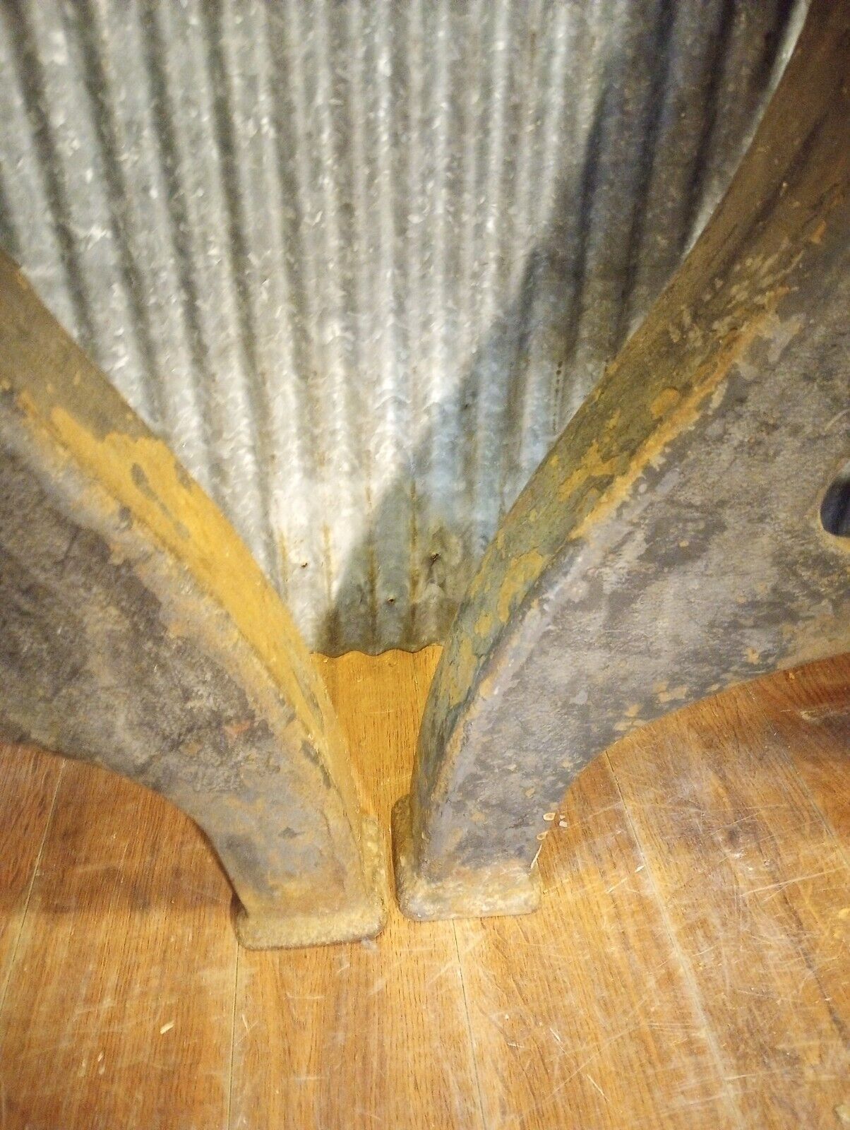 Pair of Cast Iron Machine Legs 31" Tall x 25" Wide