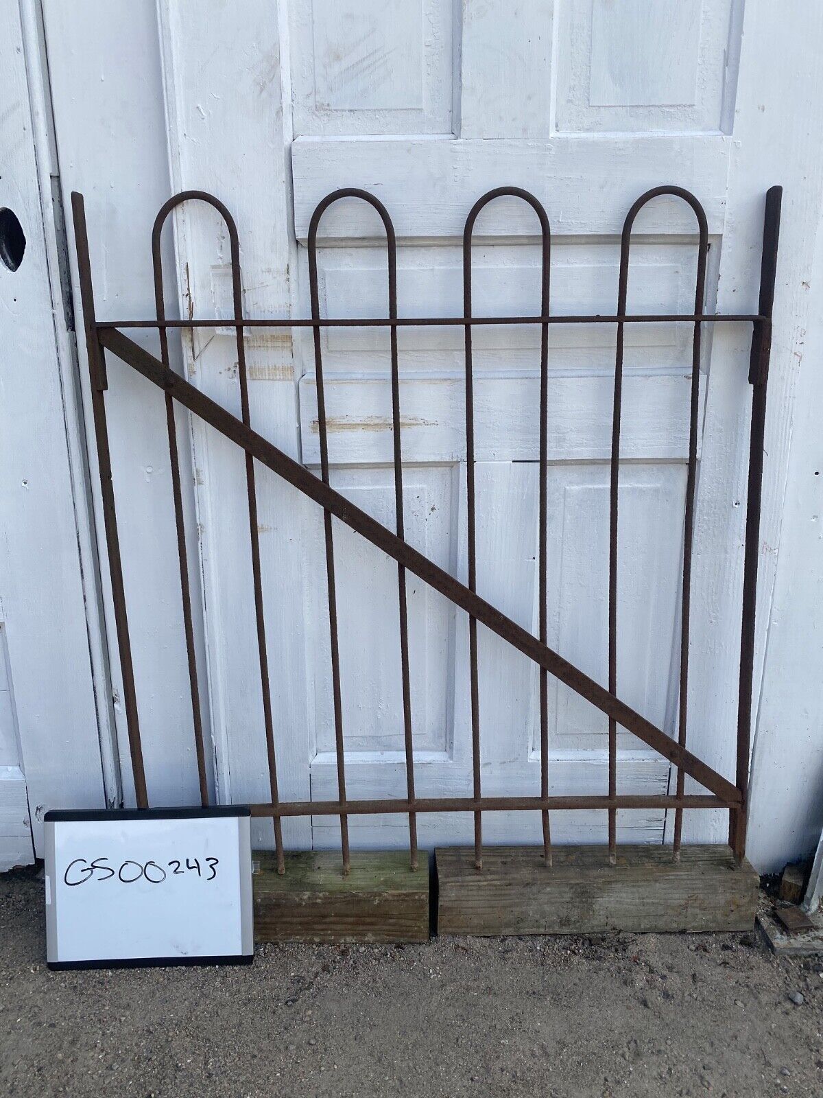 Antique Iron Gate GS20243 - 33 3/4" wide x 34 1/4" tall