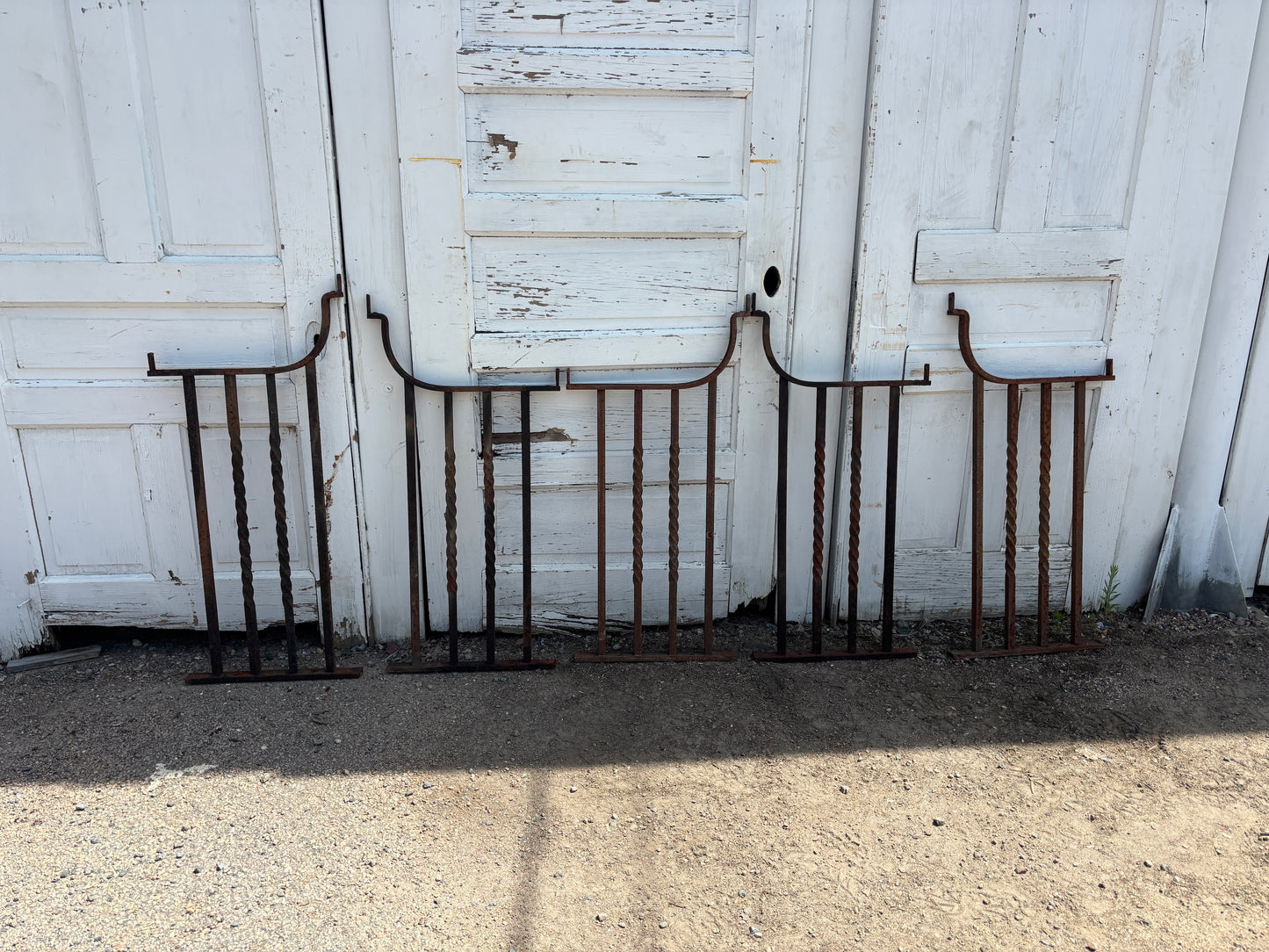 46.5 Feet of Wrought Iron Railings GA21233