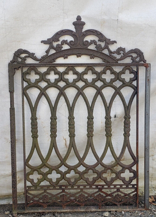 Ornate Cast & Wrought Iron Gate 33 1/2" Wide by 46 1/2" Tall GA9603