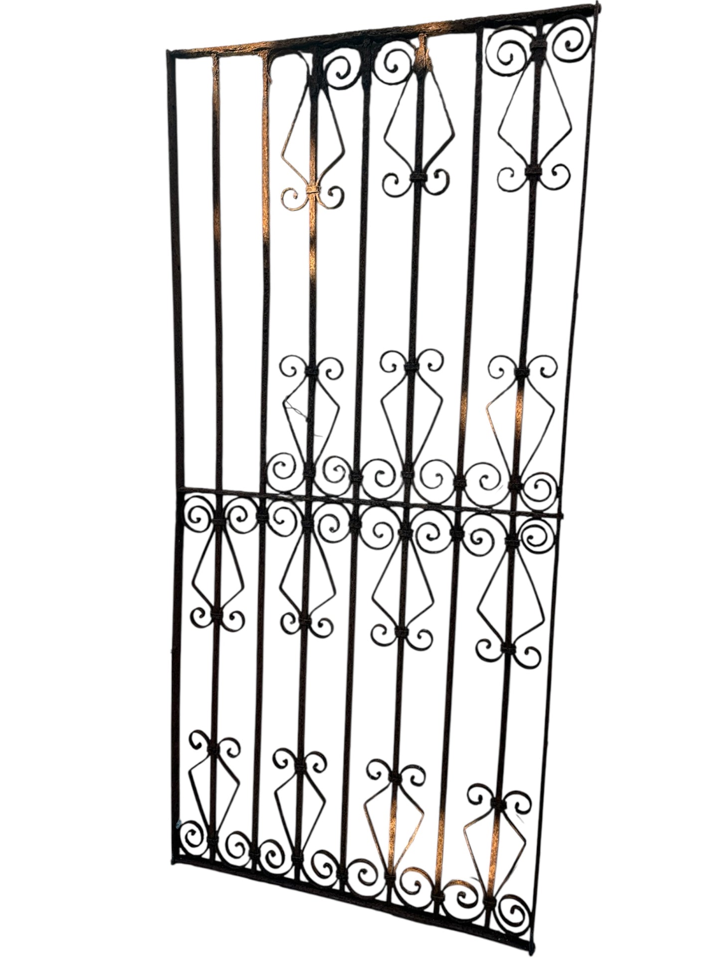 Antique Wrought Iron 74"+ Tall Gate GA20678