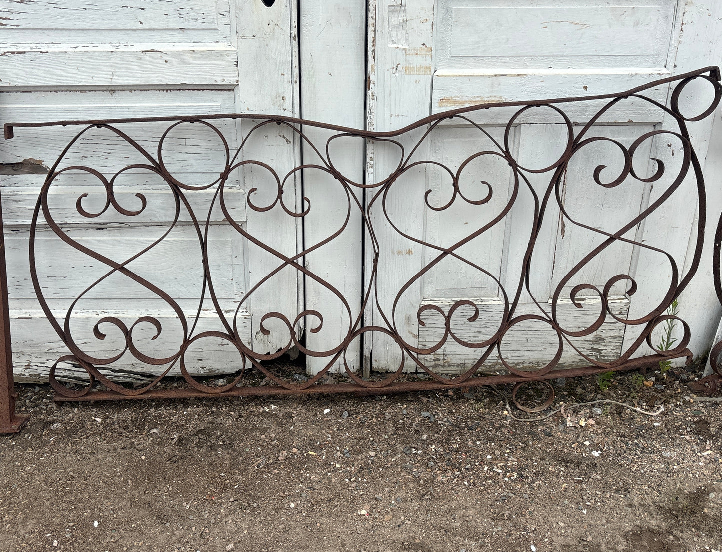 20 Feet of Iron Fence Panels GA21296