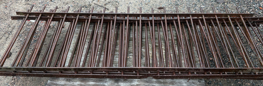 43ft of Antique Wrought Iron Fencing GA21082