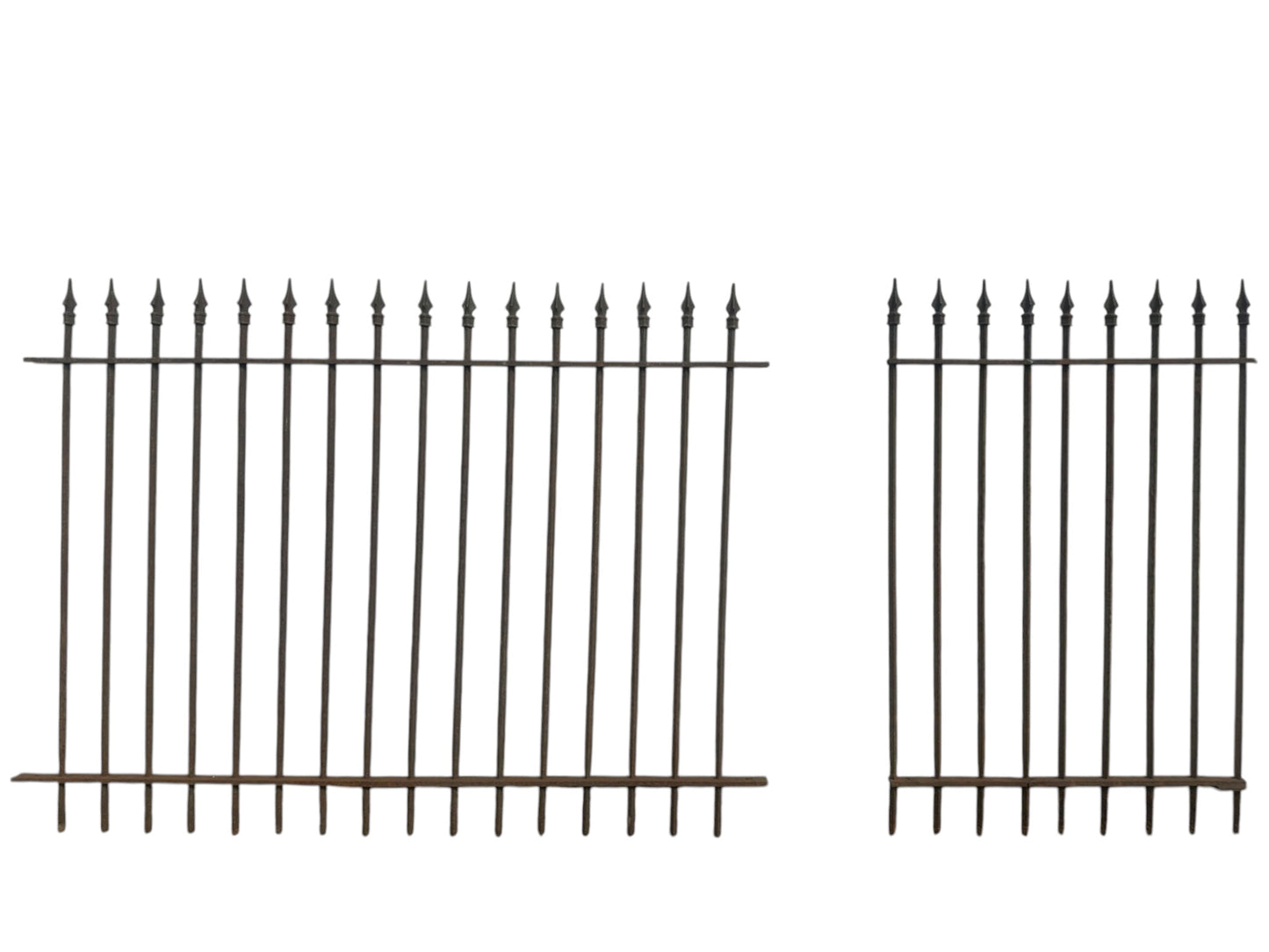 10 Ft of Antique Wrought Iron Fencing GA20873