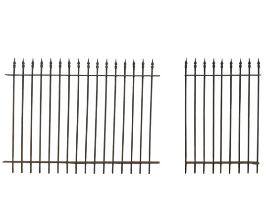 10 Ft of Antique Wrought Iron Fencing GA20873