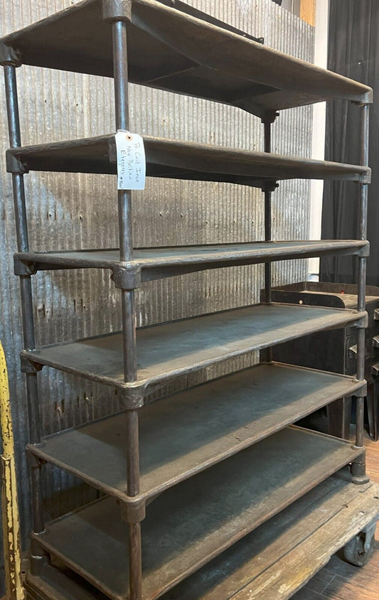 Vintage Cast Iron Airplane Factory Parts Display with 6 Shelves GA10155-2 Avail