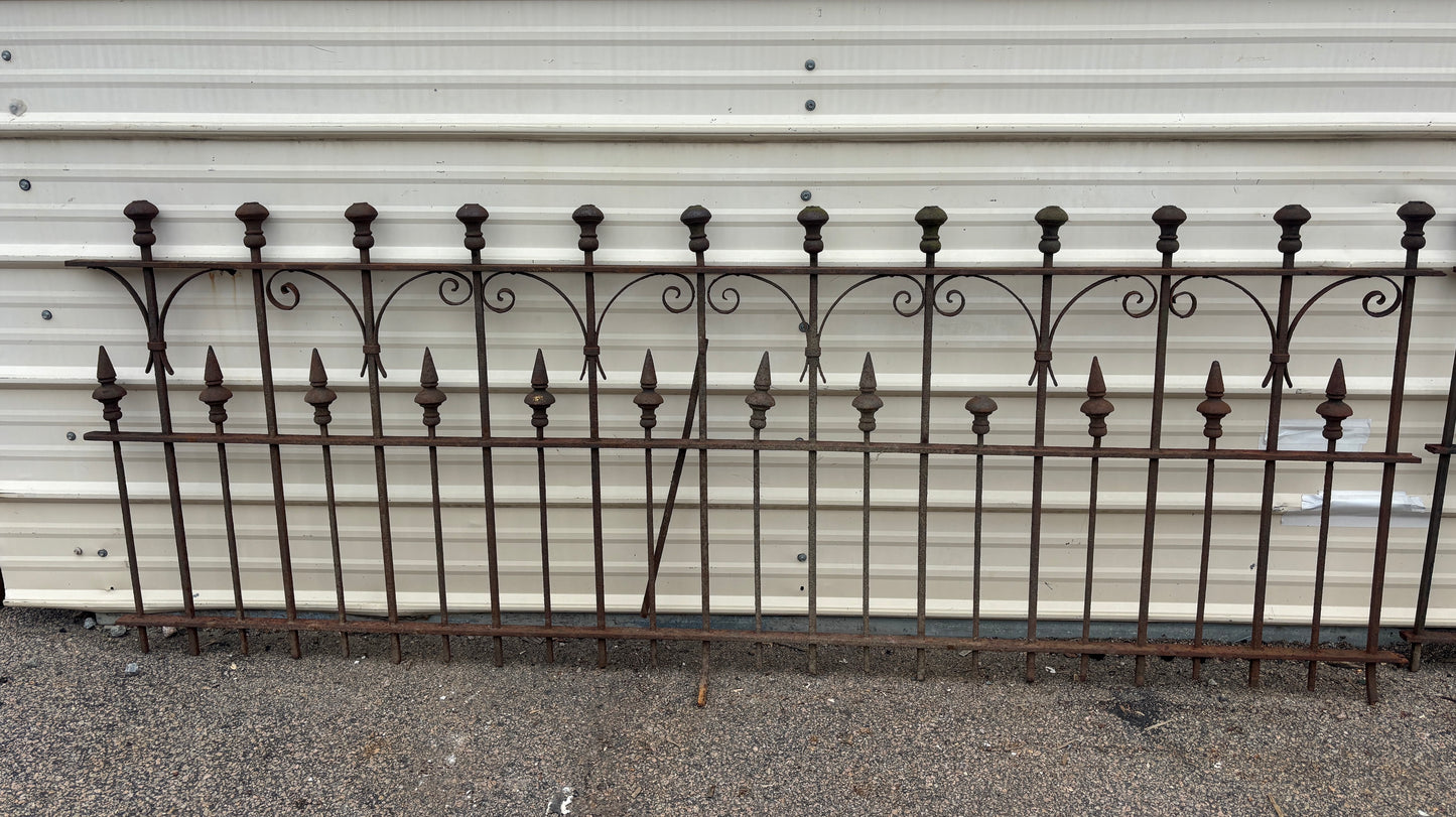 Double Finial Fence Panels GA21215