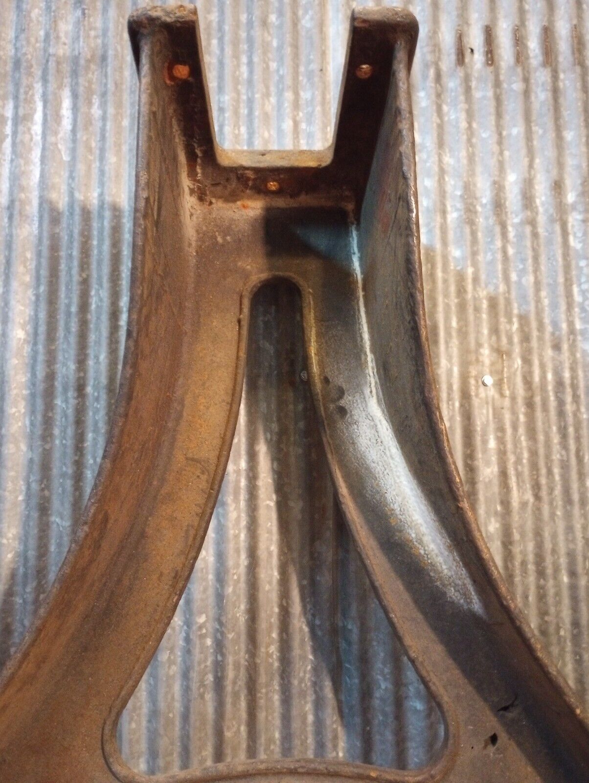 Pair of Cast Iron Machine Legs 31" Tall x 25" Wide