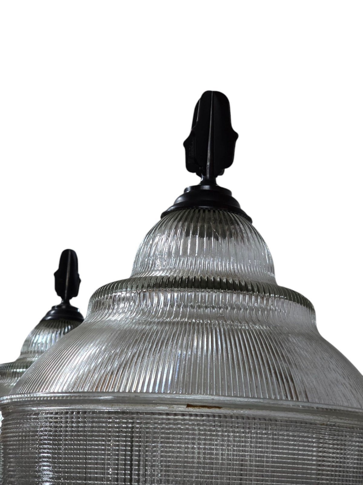 Pair Of Early 1900's Cast Iron Light Posts 93" GAM0257