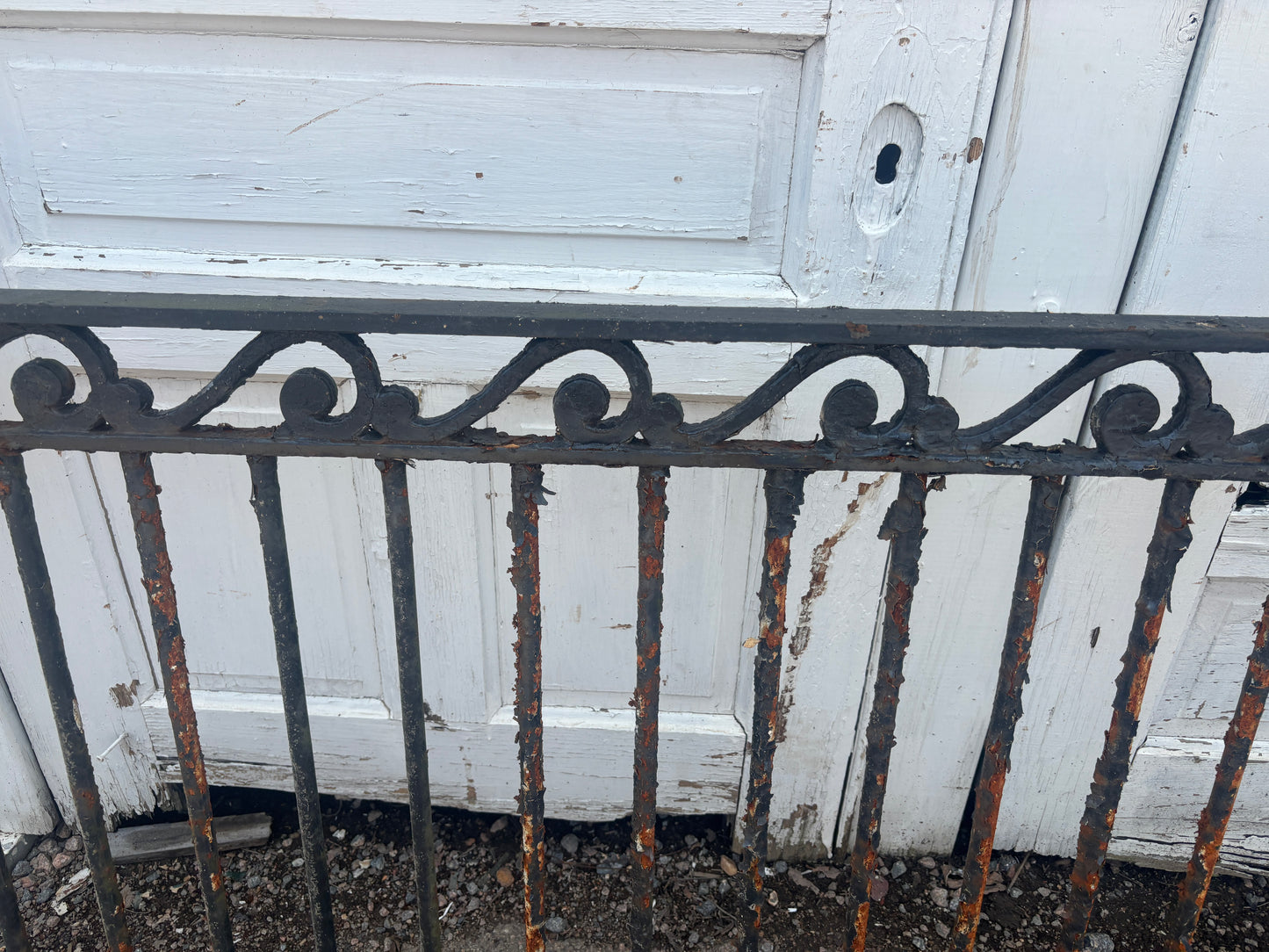 10.5 Foot Iron Fence Panel GA21321
