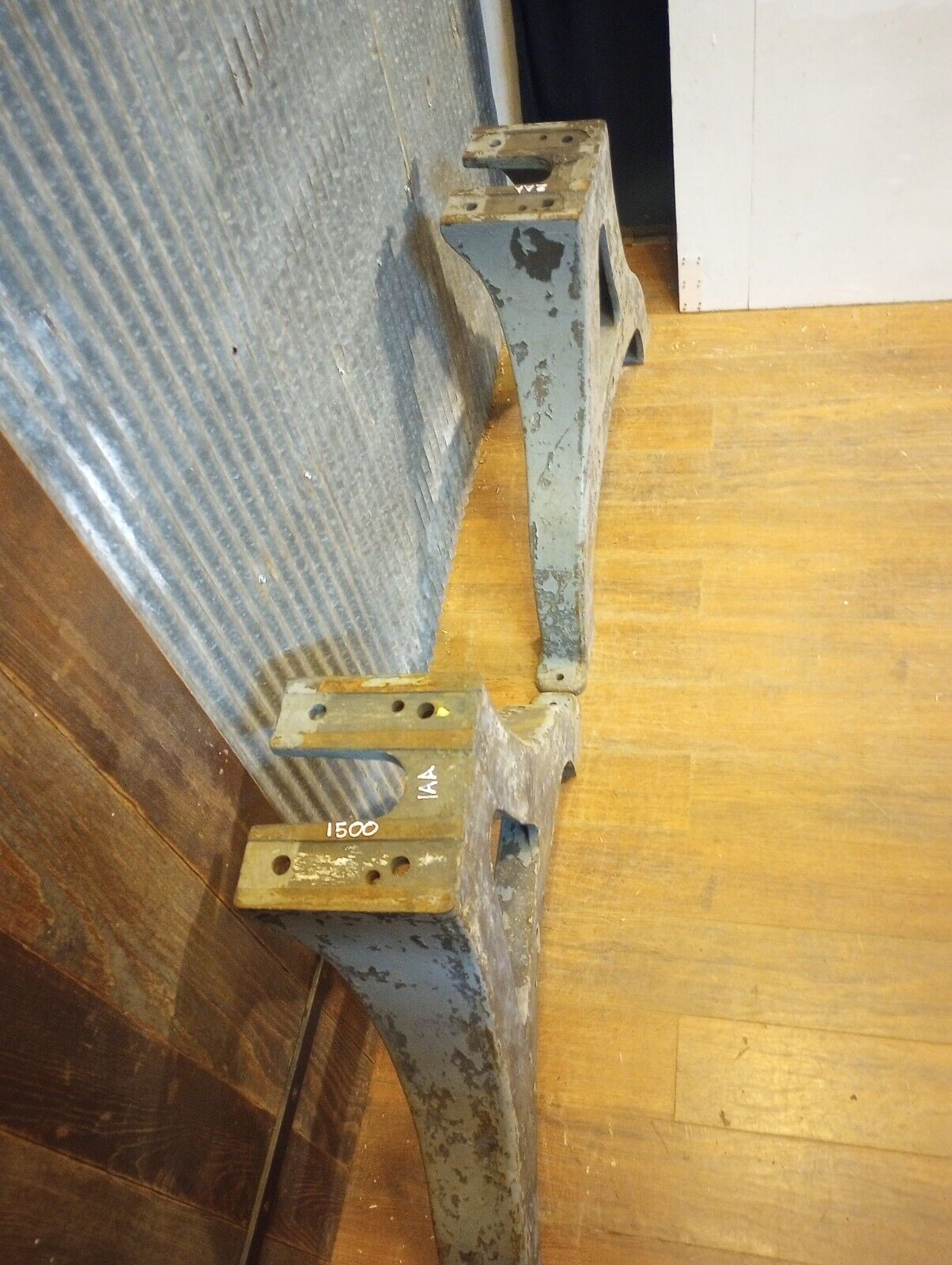 Pair of Cast Iron Machine Legs 24" T x 37" W