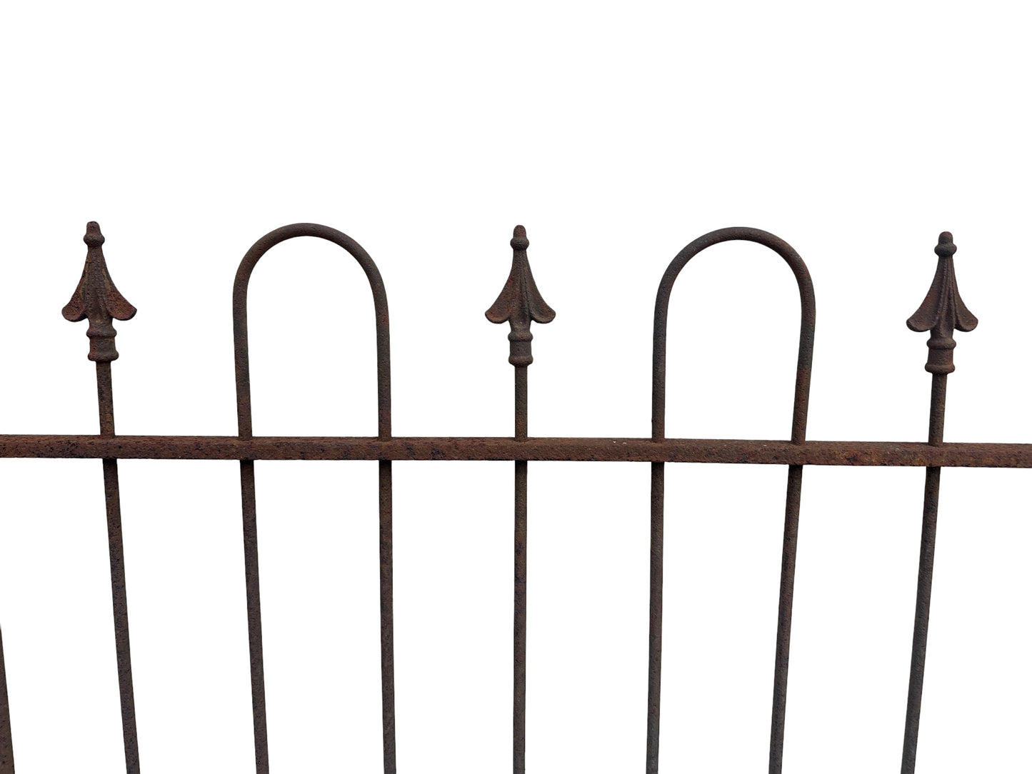 127 Ft of Antique Wrought Iron Hairpin Fencing GA21025
