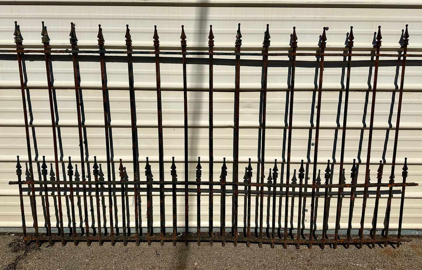 61 Feet of Antique Wrought Iron Fencing GA20787