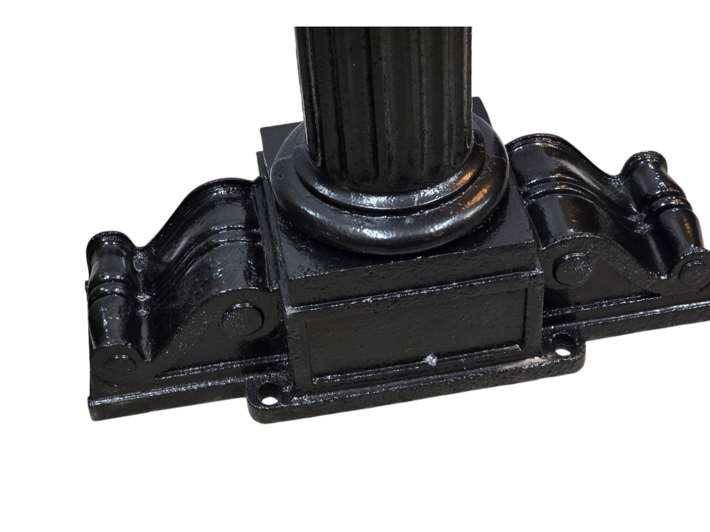 Pair Of Early 1900's Cast Iron Light Posts 93" GAM0257