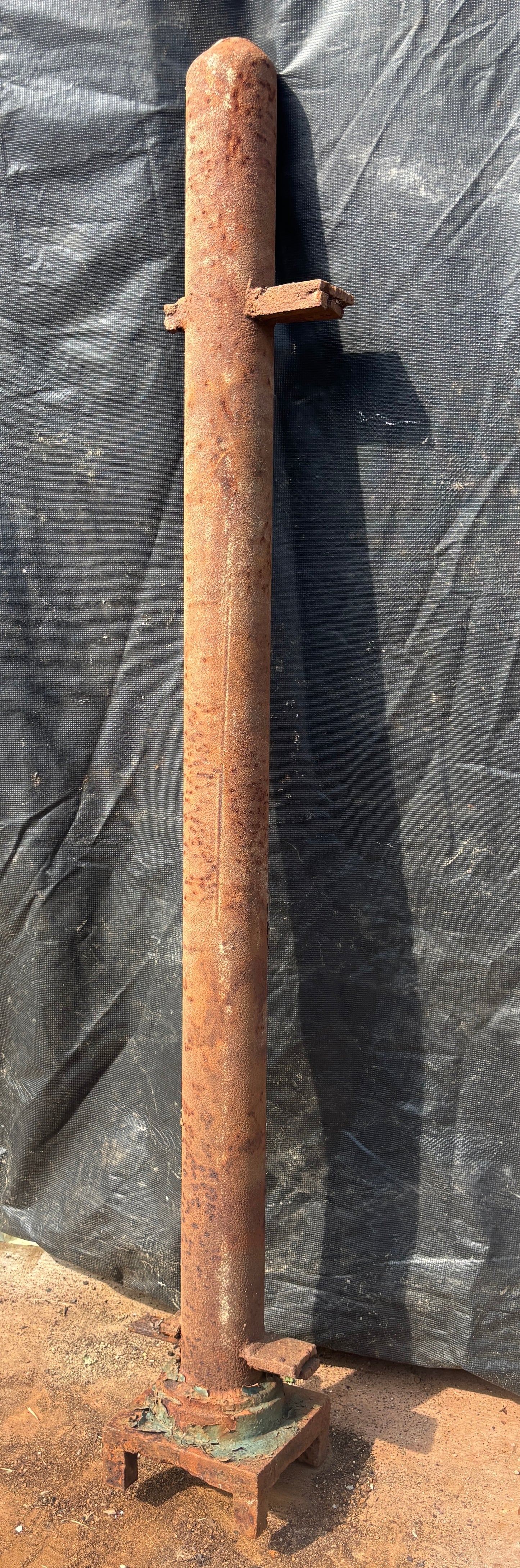 Pair of Cast Iron Newel Posts GA21585