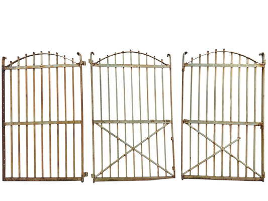 Set of 3 Antique Iron 63" Tall Gates GA20754