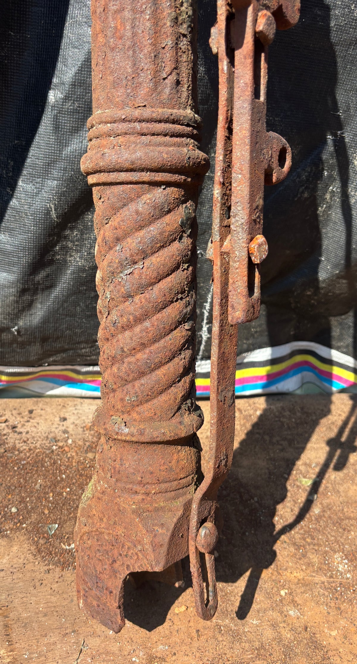 Cast Iron Newel Post GA21626