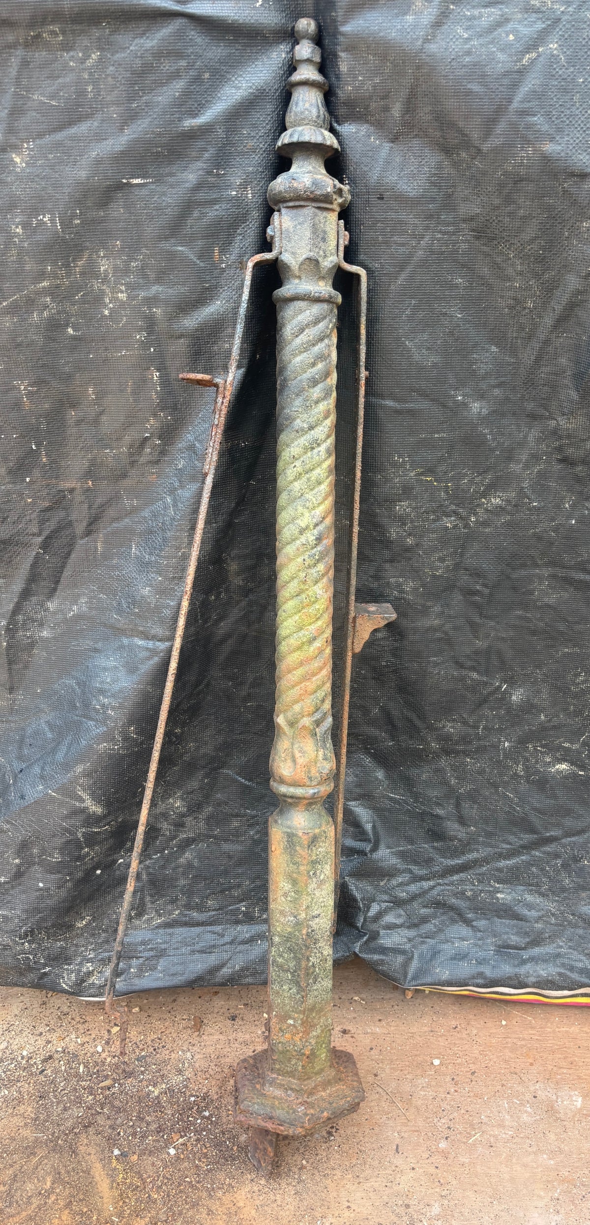 Cast Iron Newel Post GA21594