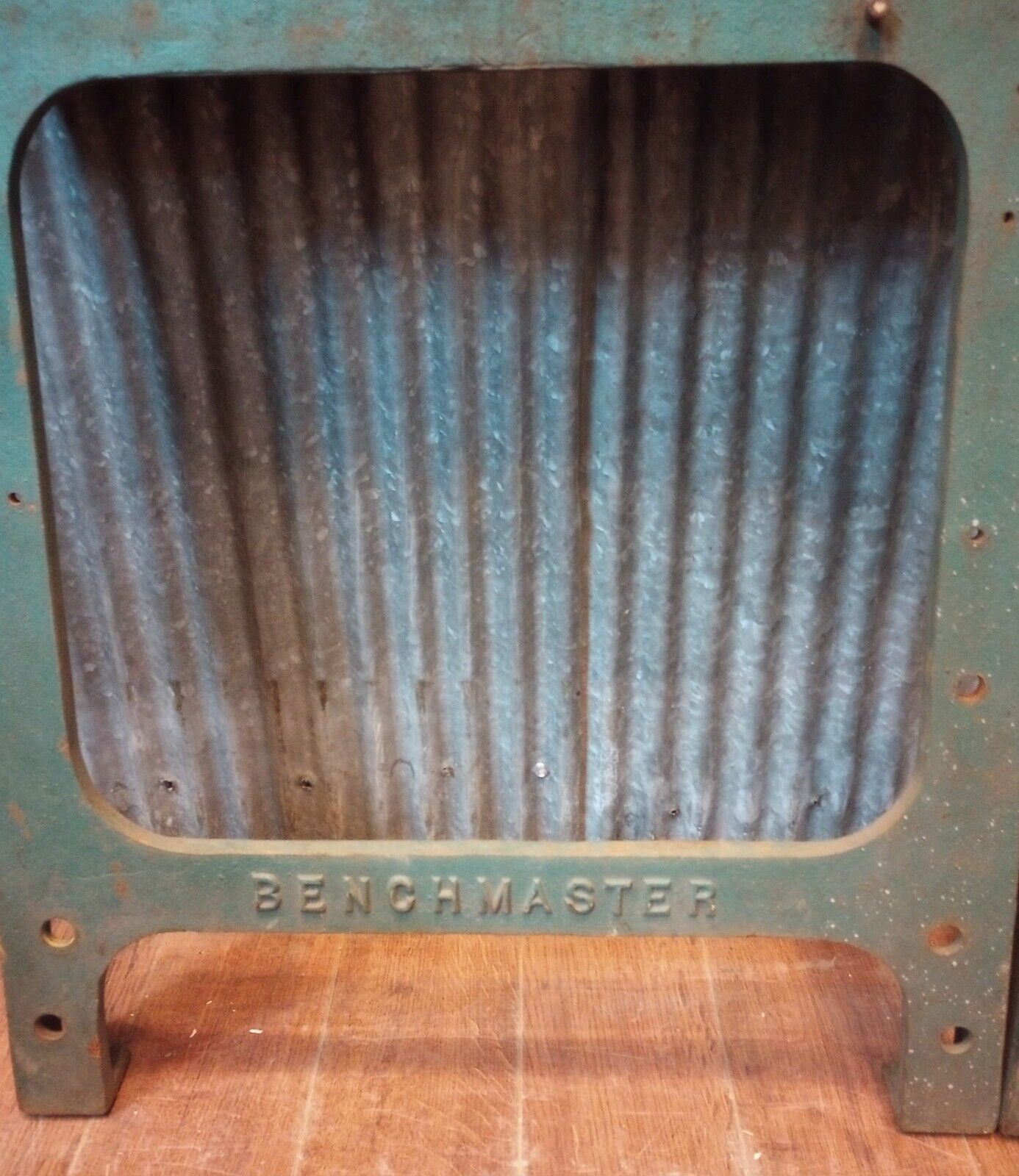 Pair of Benchmaster Cast Iron Machine Legs 26" T x 22 1/4" W