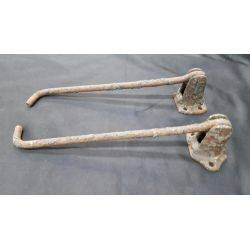 Pair of Iron Shutter Dogs #GA4284