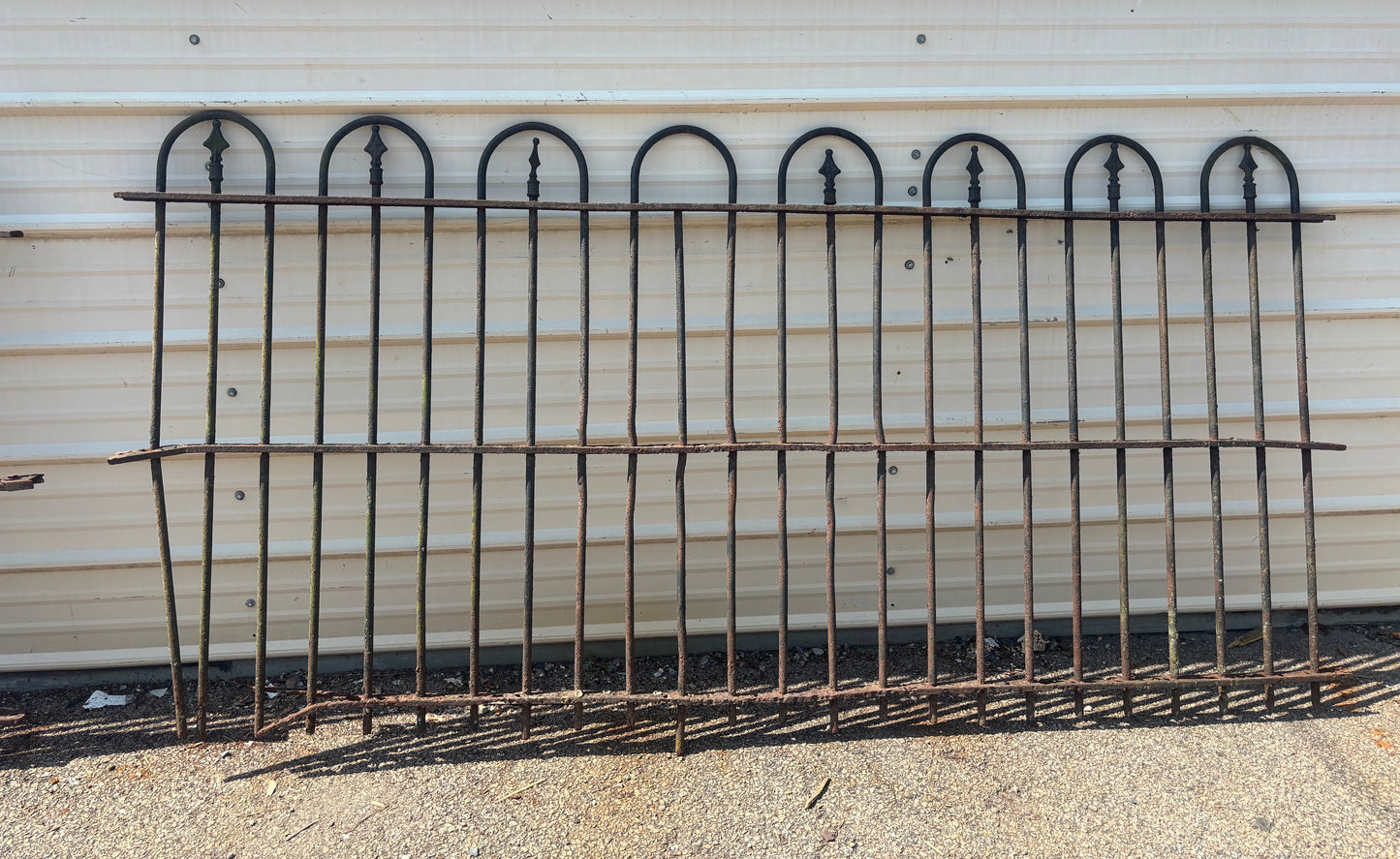 36 Feet of Wrought Iron Hairpin Fencing with Finials GA21251