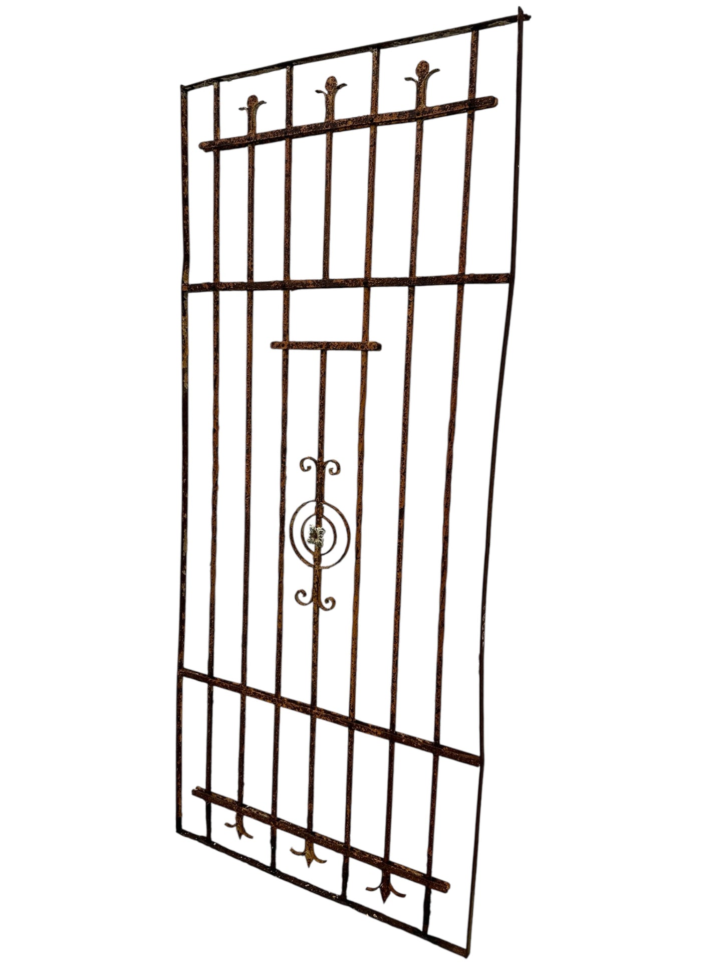 Antique Wrought Iron 81"+ Tall Gate GA20742