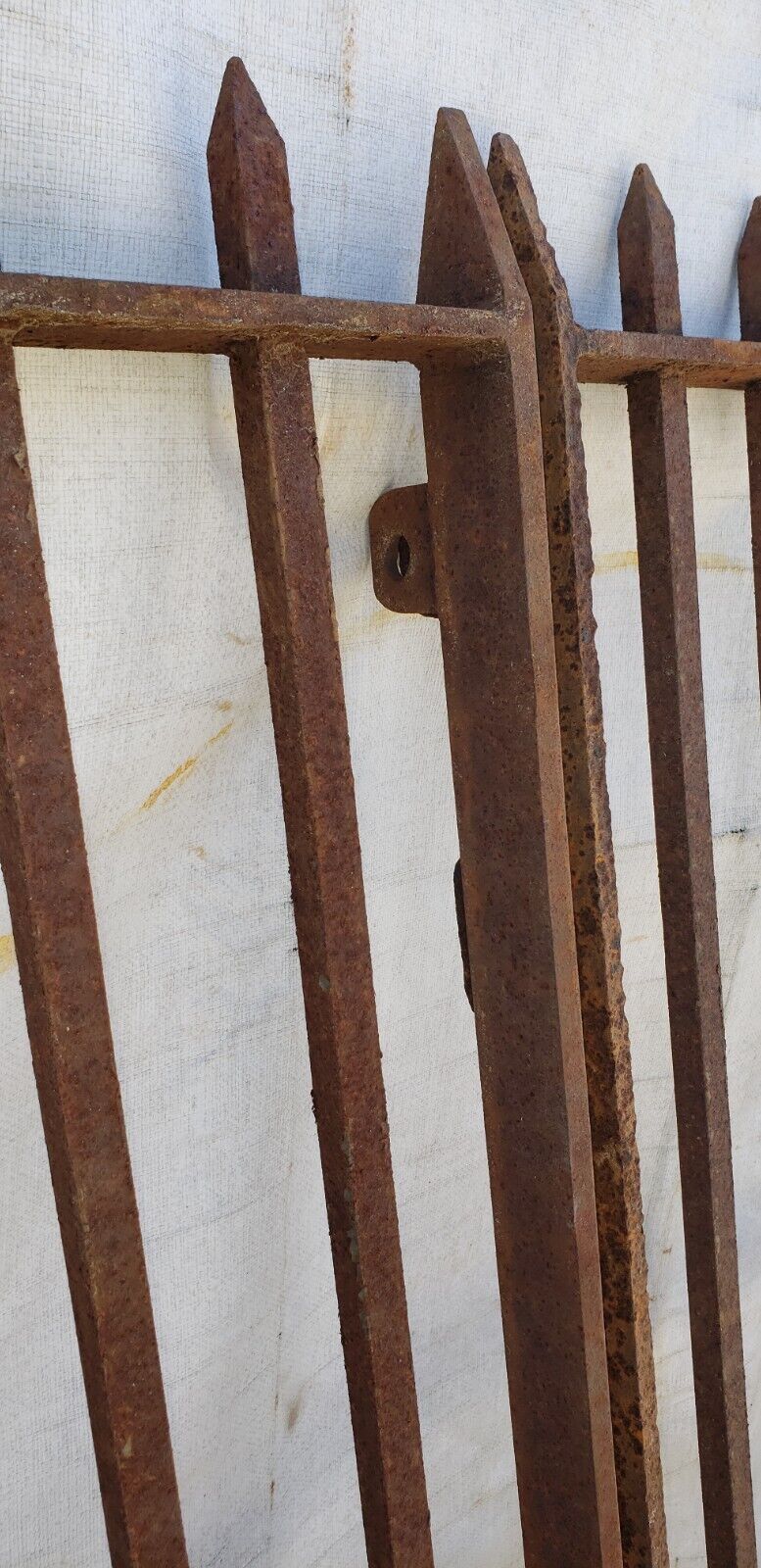 Pair of Heavy Duty Wrought Iron Gates 61" Tall x 54" Wide GA9407
