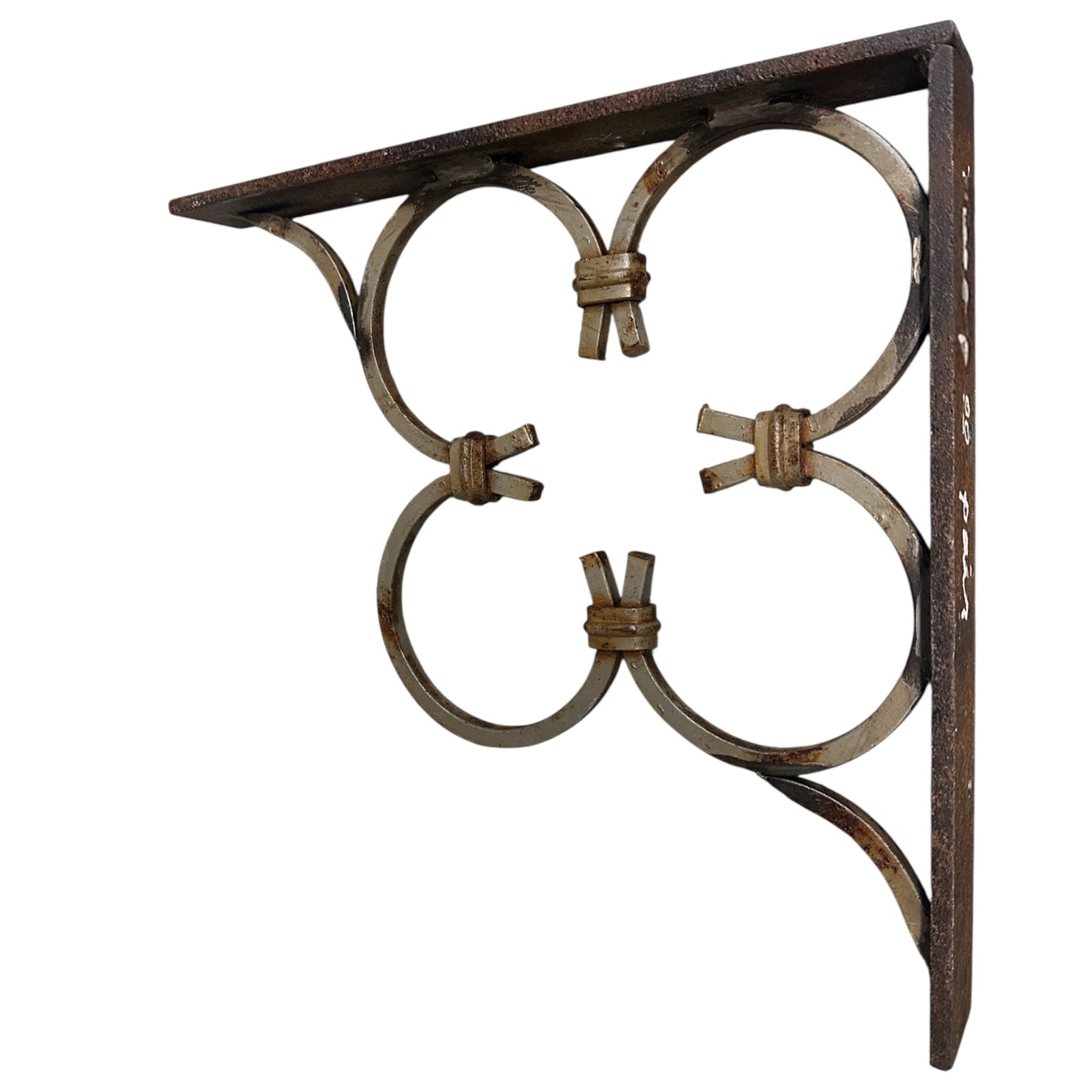 Antique Wrought Iron Shelving Brackets - 3 Pairs Available - GA20791