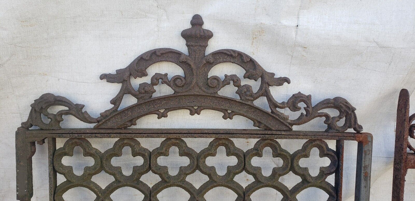 Ornate Cast & Wrought Iron Gate 33 1/2" Wide by 46 1/2" Tall GA9603