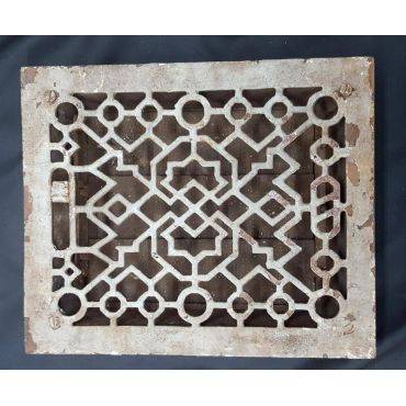 Ornate Cast Iron Floor Register Cover