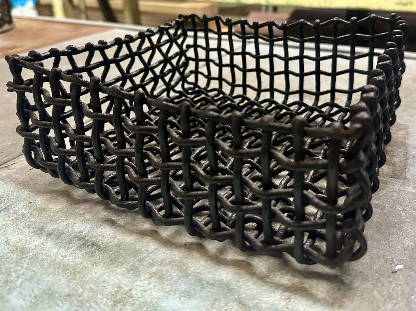 Hand Crafted Steel Braided Baskets - 13 Available - GA20725