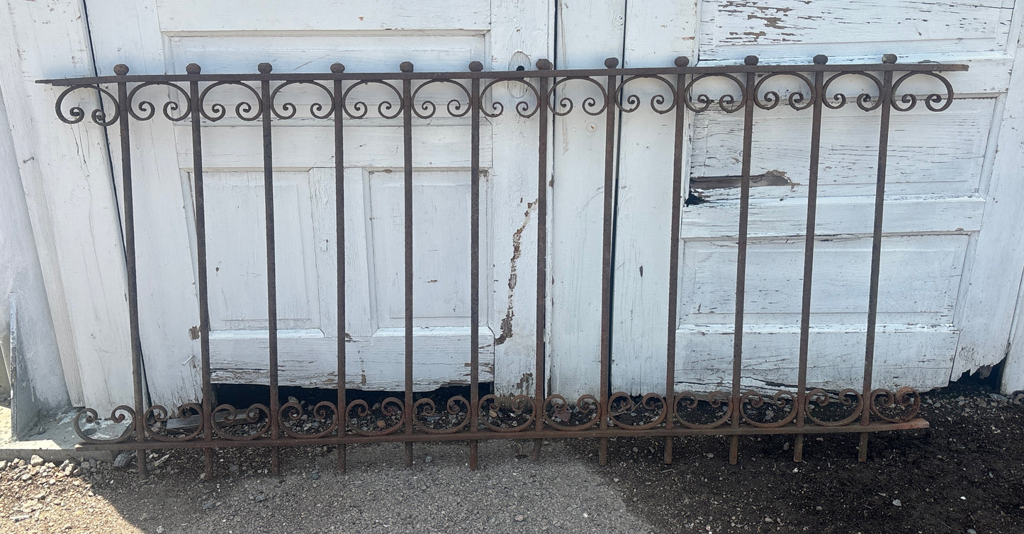 6 Foot Iron Fence Panel GA21320